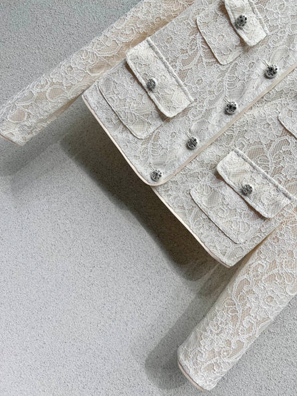 Chan 25fw lace jacket
