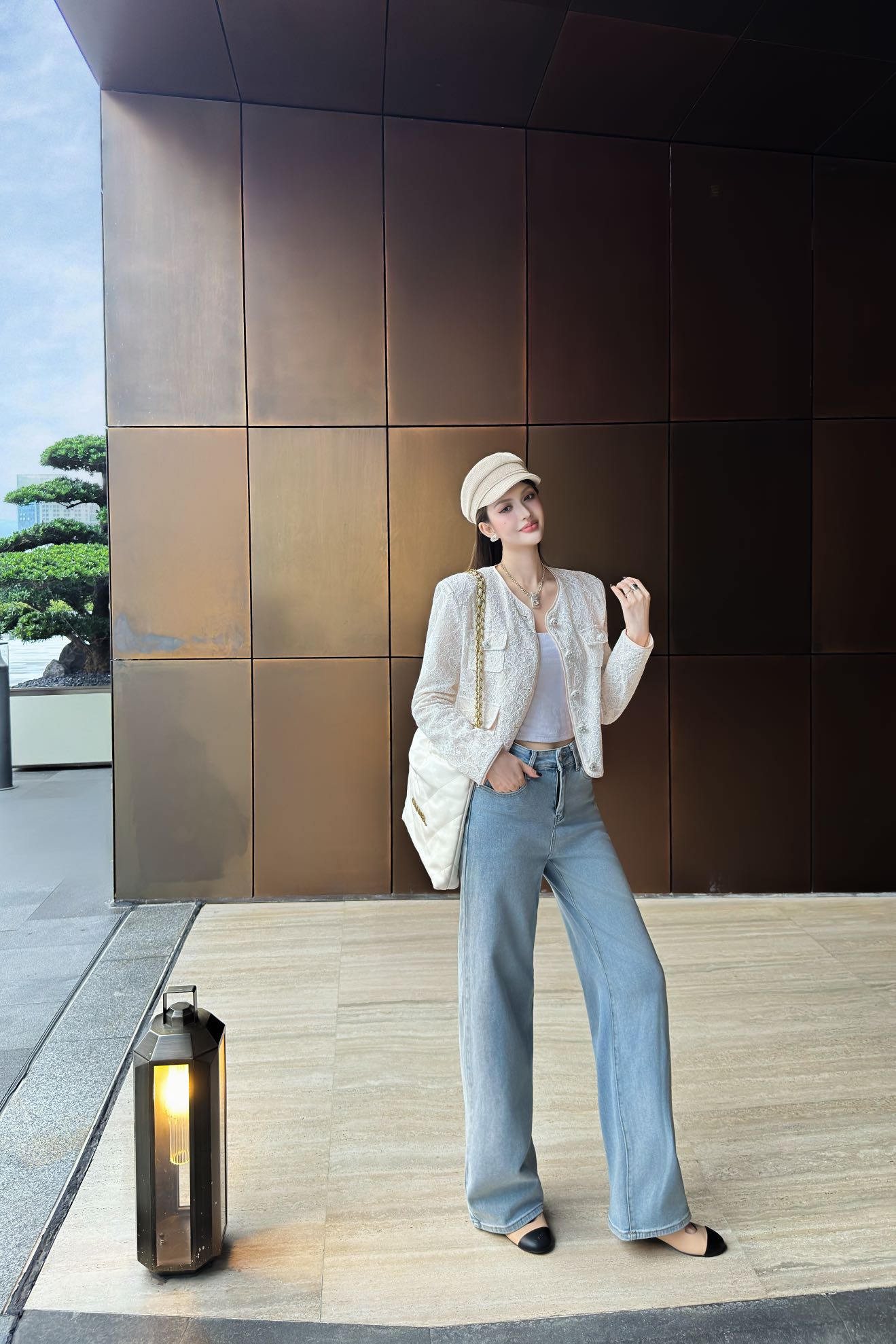 Chan 25fw lace jacket