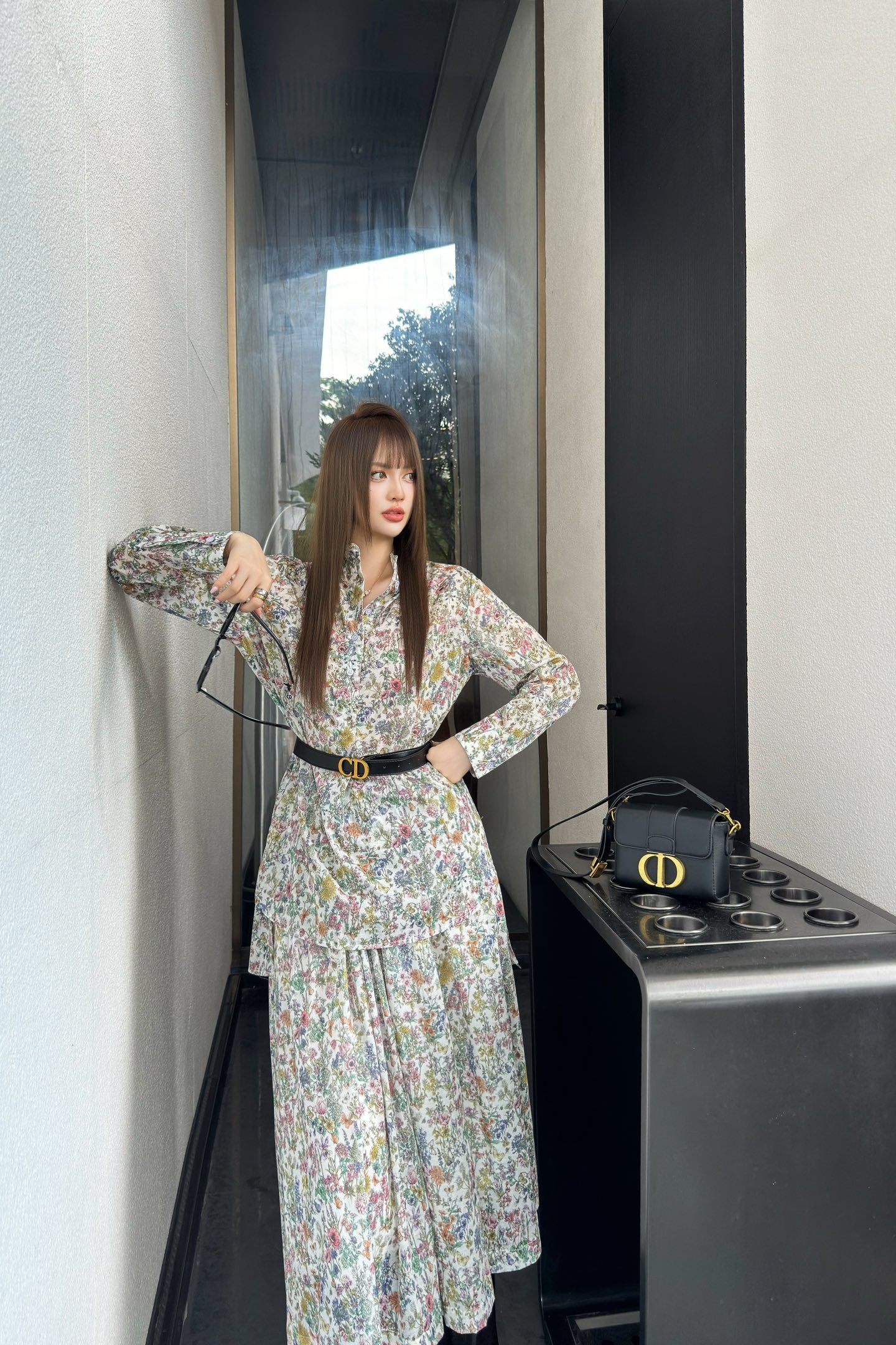 CD 25fw printed shirt