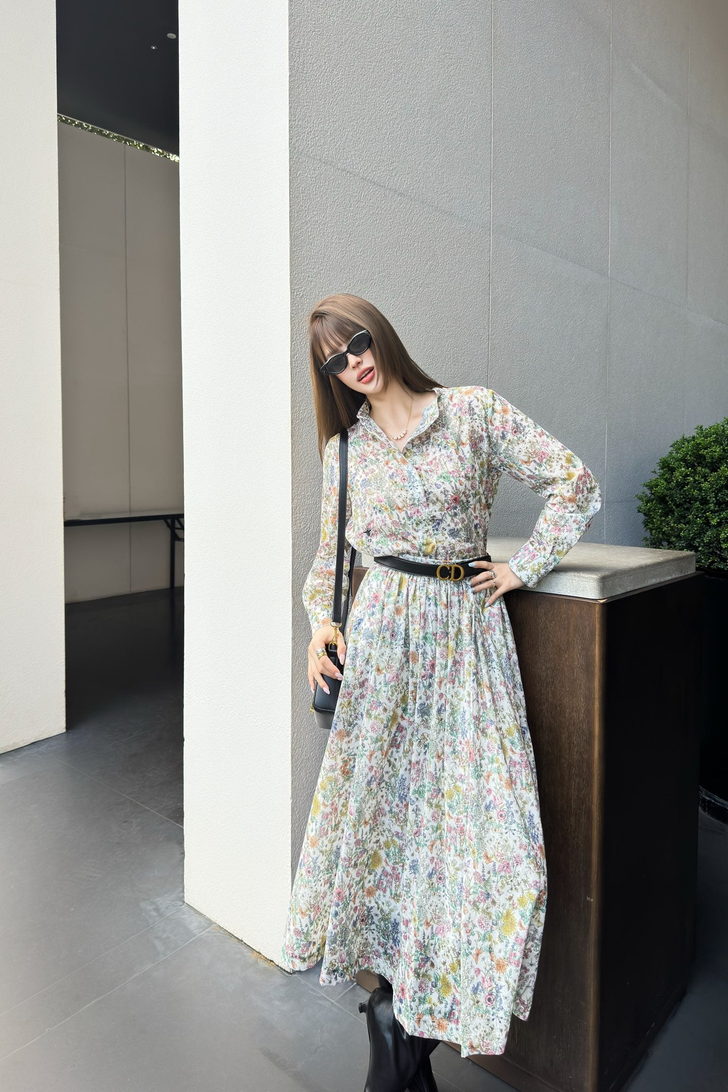 CD 25fw printed shirt