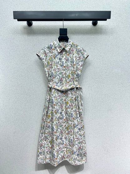CD 25fw printed dress