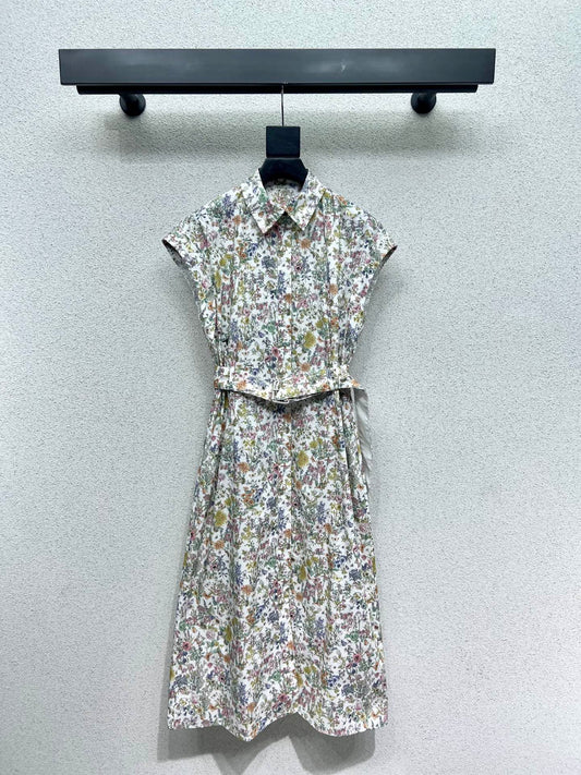 CD 25fw printed dress