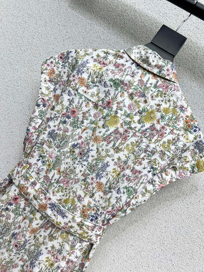 CD 25fw printed dress