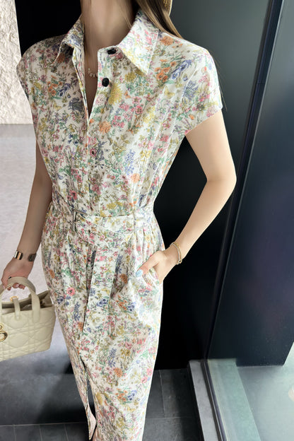 CD 25fw printed dress