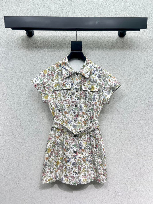 CD 25fw printed dress