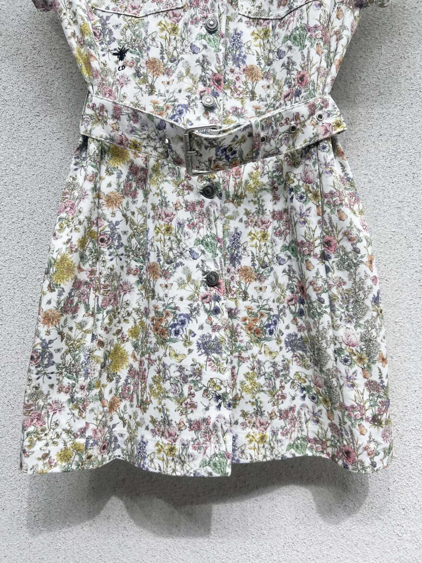 CD 25fw printed dress