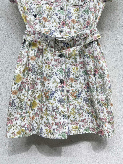 CD 25fw printed dress