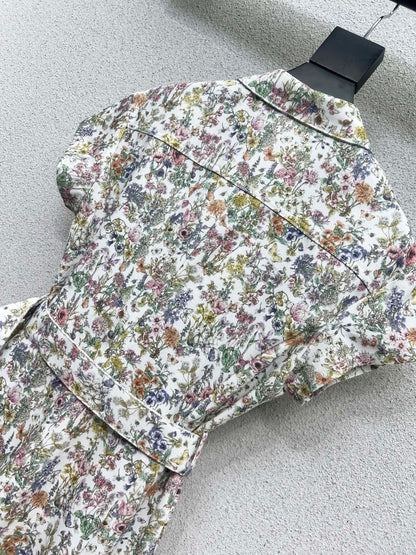 CD 25fw printed dress