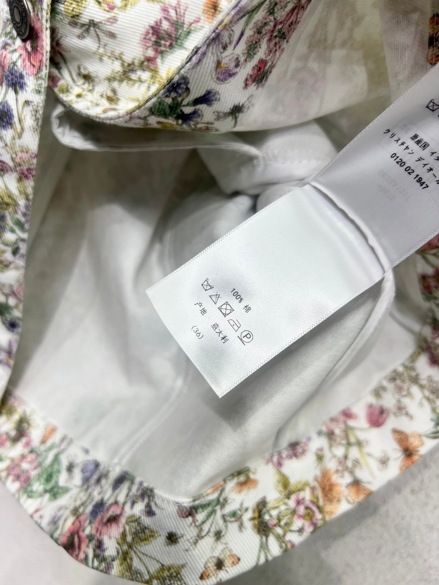 CD 25fw printed dress