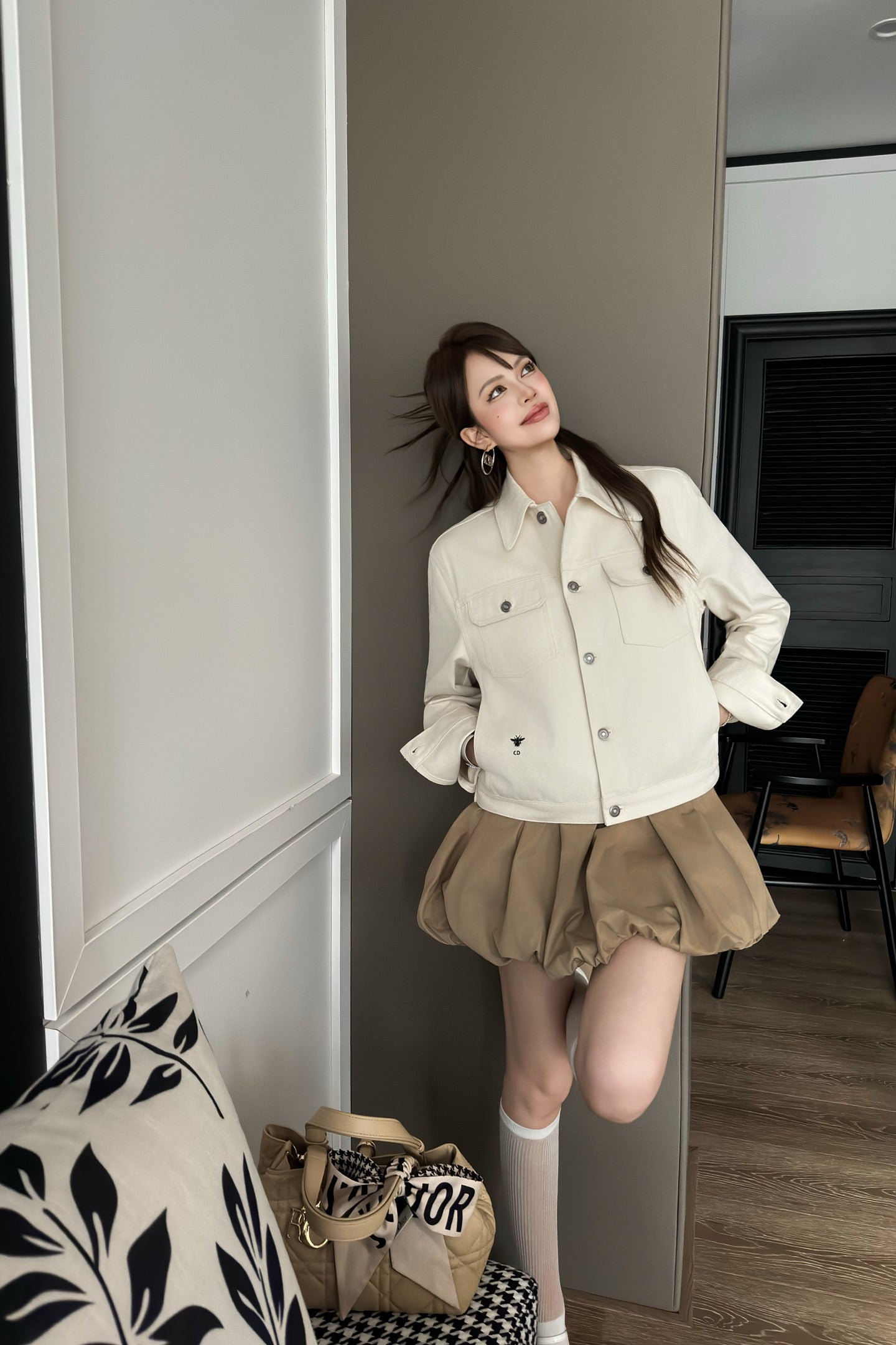 CD 25fw printed jacket
