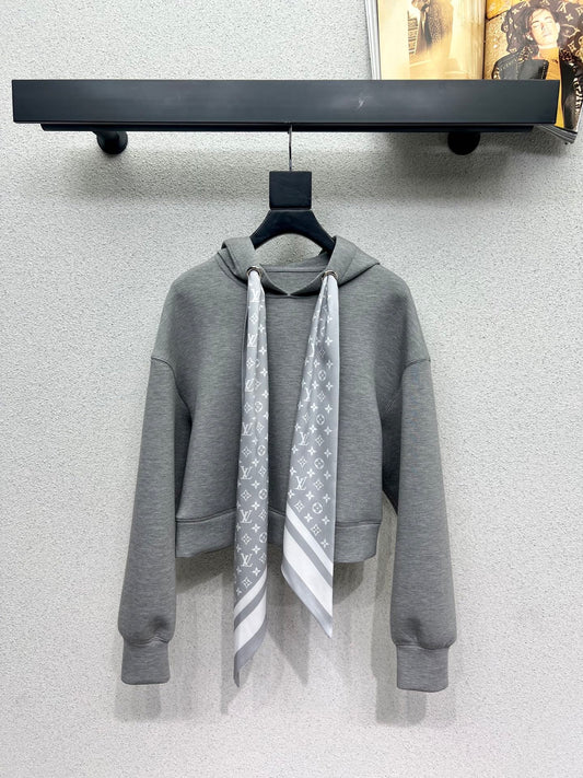 Louis 25fw scarf hoodie