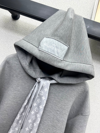 Louis 25fw scarf hoodie