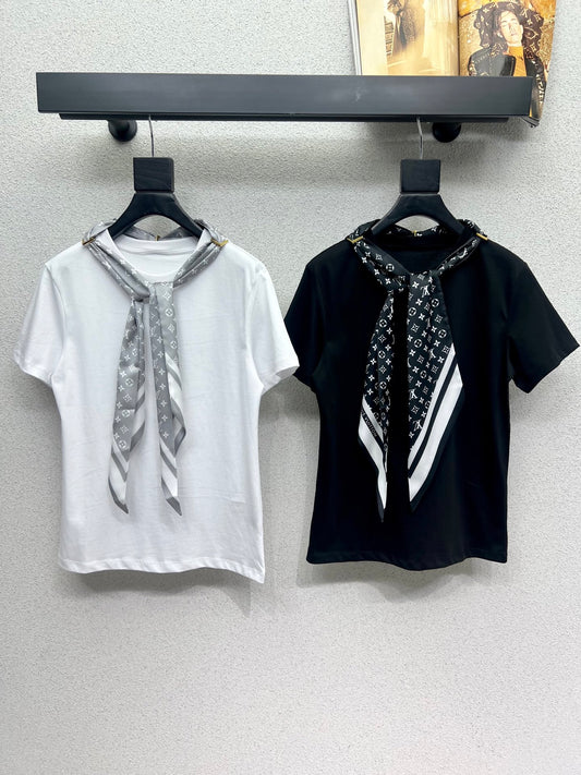 Louis 25fw scarf t-shirt