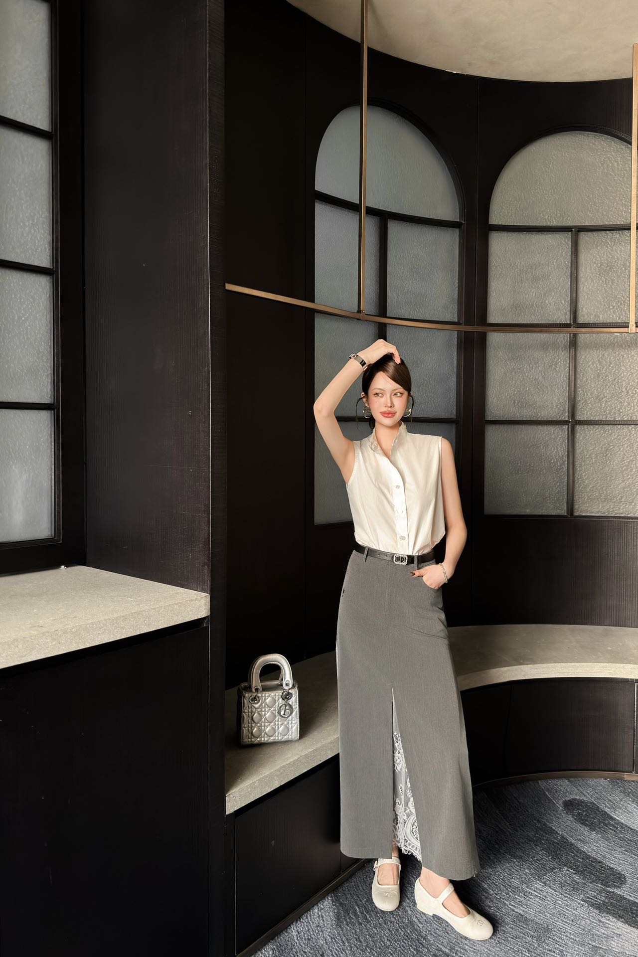 CD 25fw slit skirt