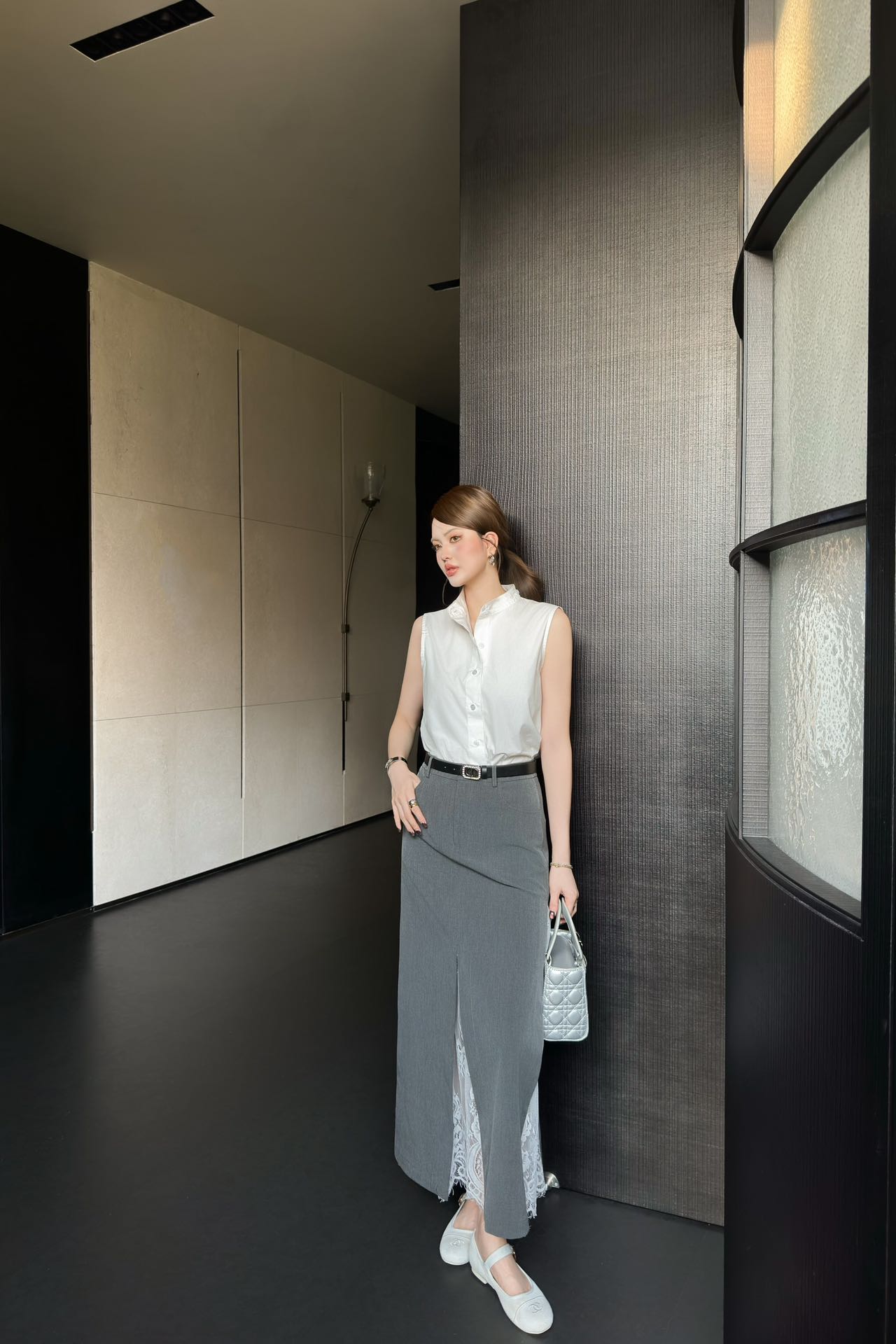 CD 25fw slit skirt