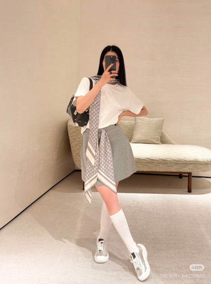 Louis 25fw scarf short