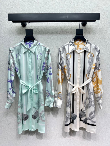 Herm 25fw printed dress