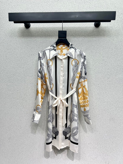 Herm 25fw printed dress