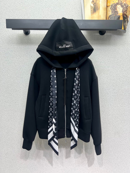 Louis 25fw scarf hoodie