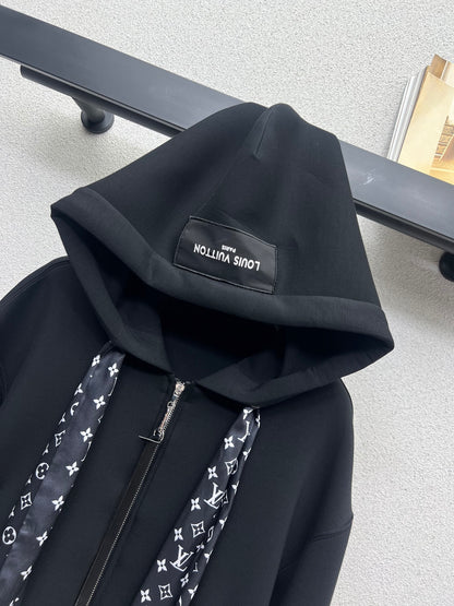 Louis 25fw scarf hoodie