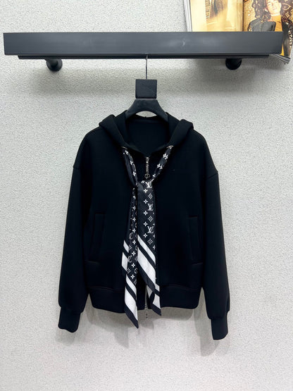 Louis 25fw scarf hoodie