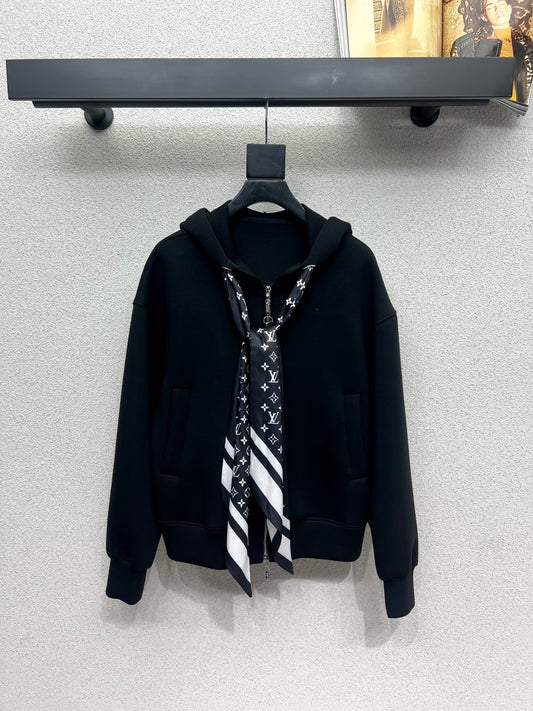 Louis 25fw scarf hoodie