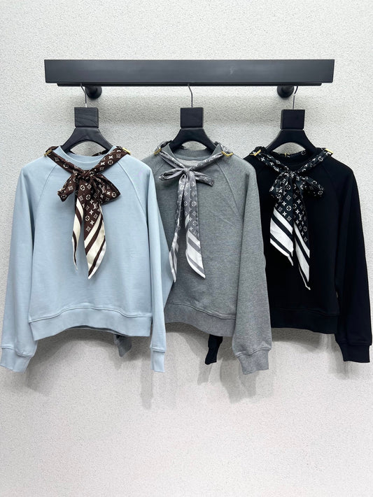 Louis 25fw  scarf Hoodie