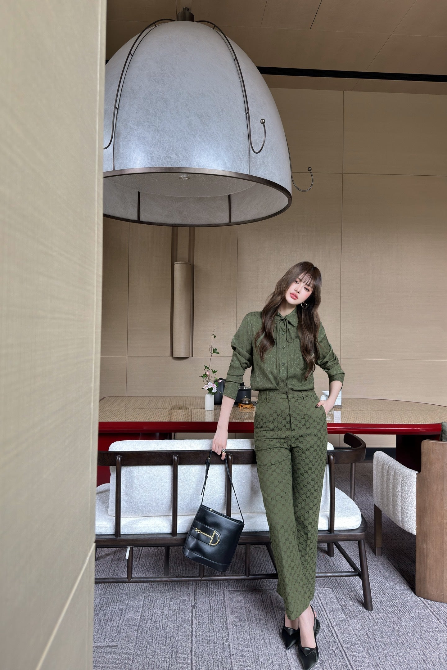 Guc 25ss jacquard shirt