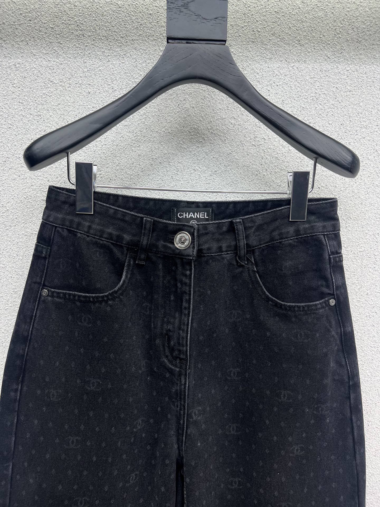 Chan 25fw printed jeans