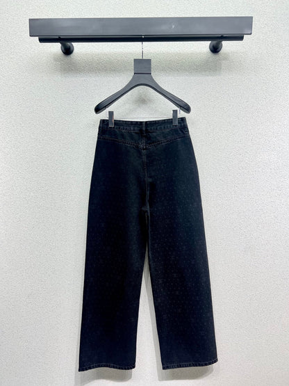 Chan 25fw printed jeans