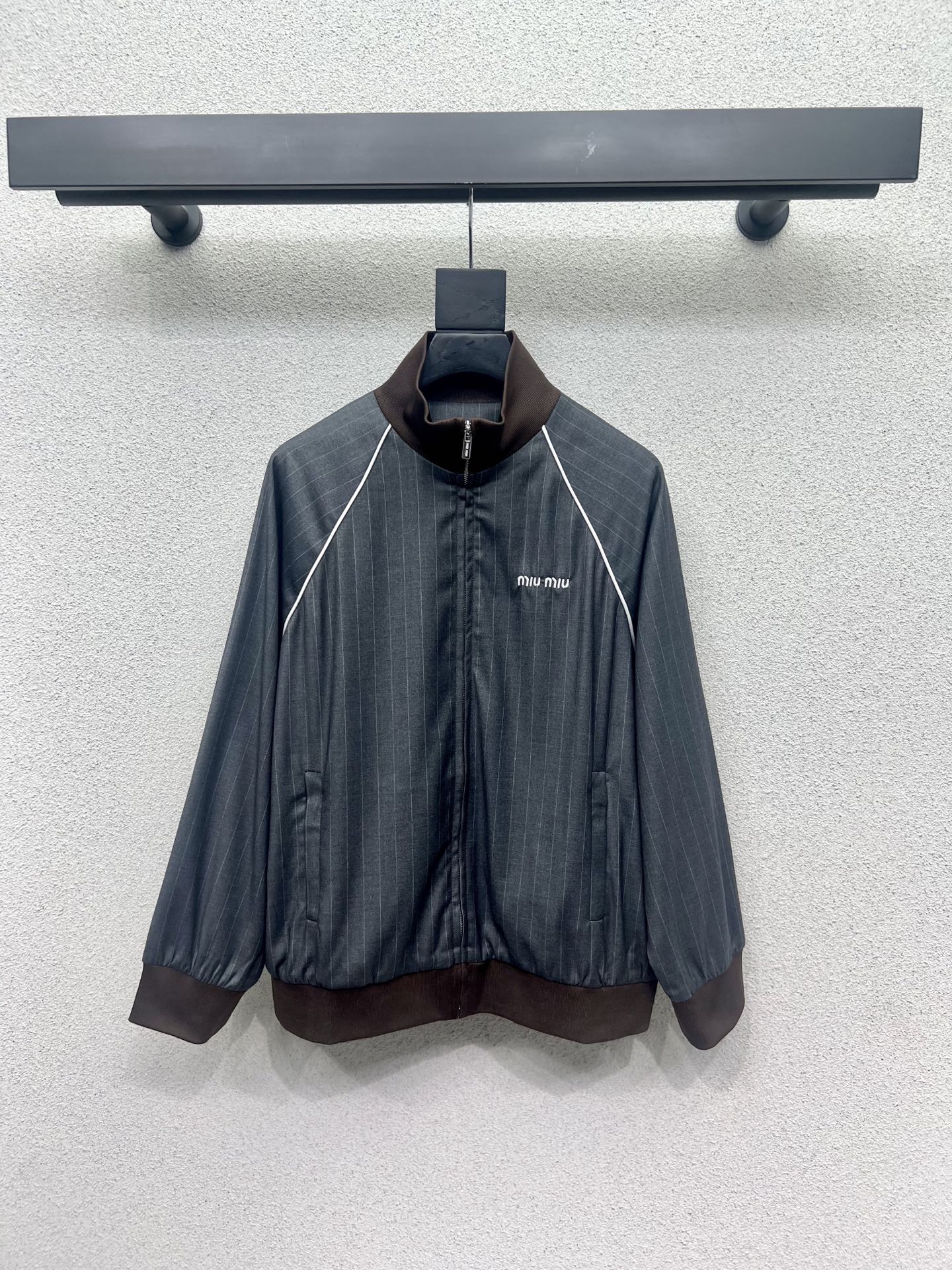 Miu 25fw embroidered coat