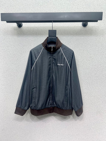 Miu 25fw embroidered coat