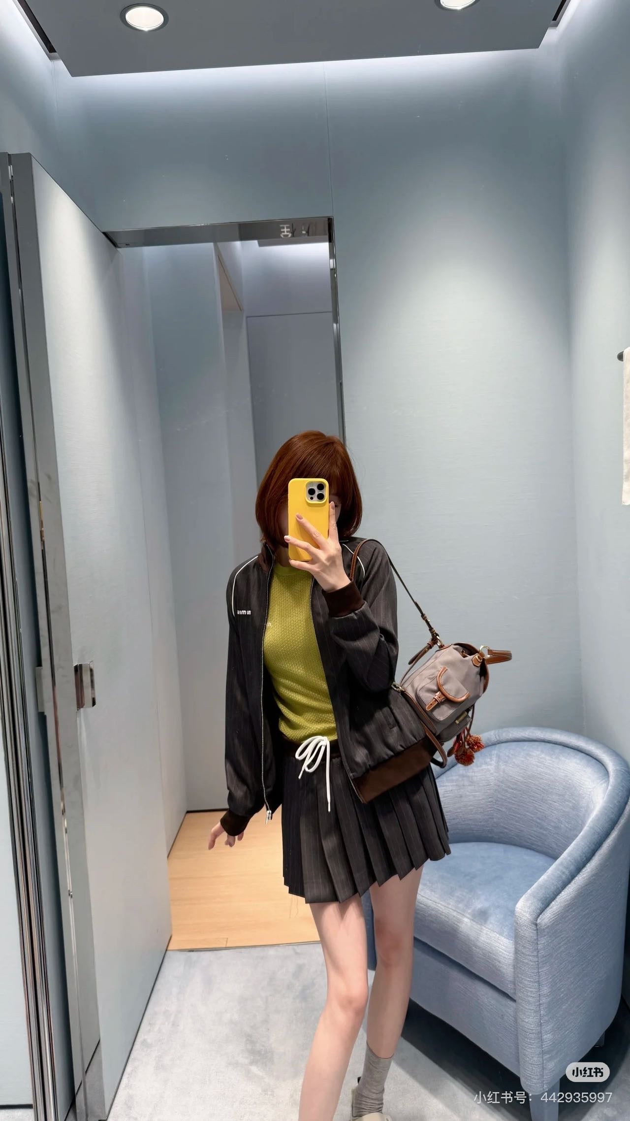 Miu 25fw embroidered coat