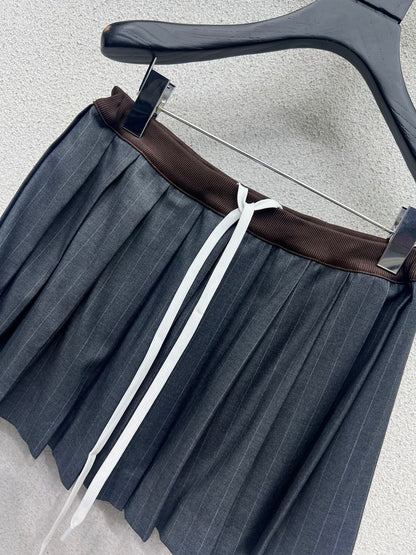Miu 25fw embroidered skirts