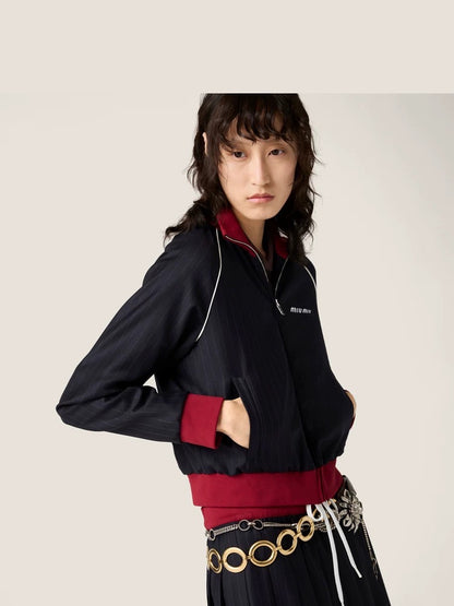 Miu 25fw embroidered coat