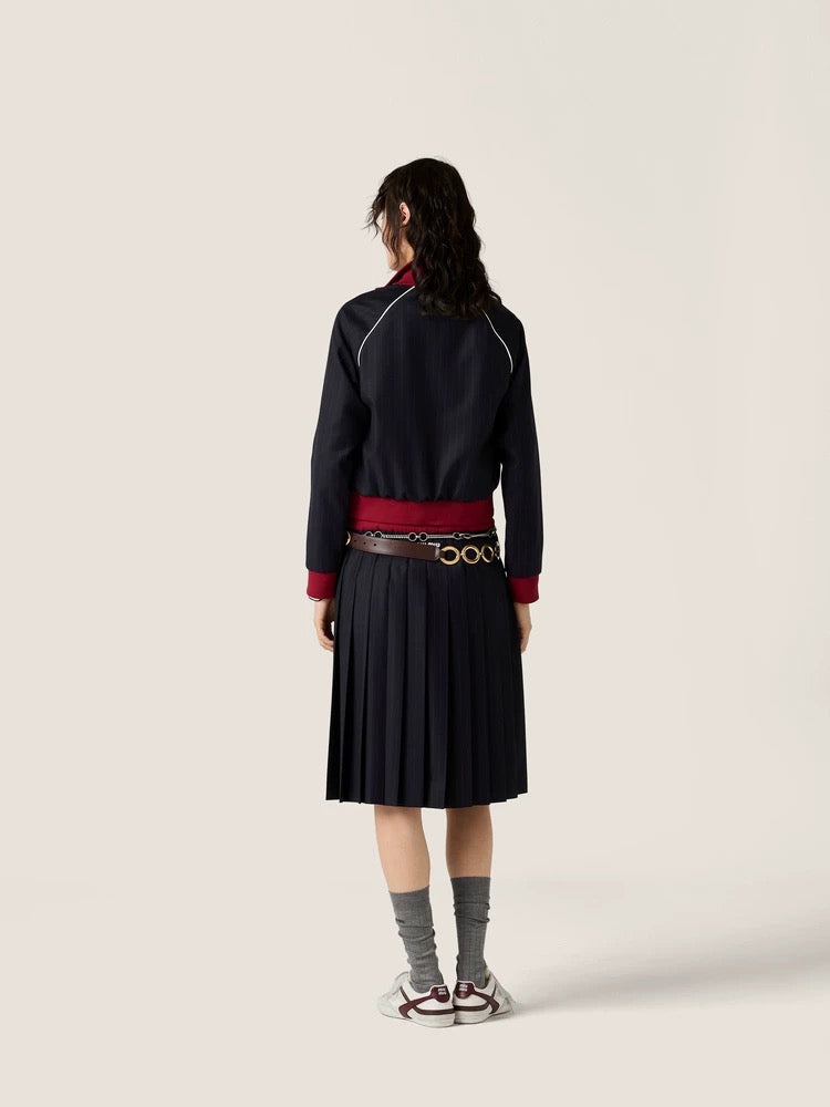 Miu 25fw embroidered coat