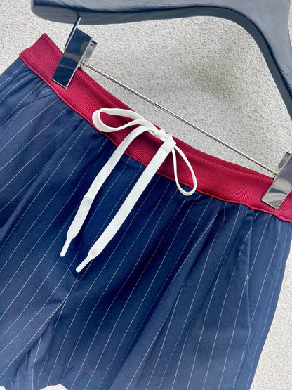 Miu 25fw embroidered short