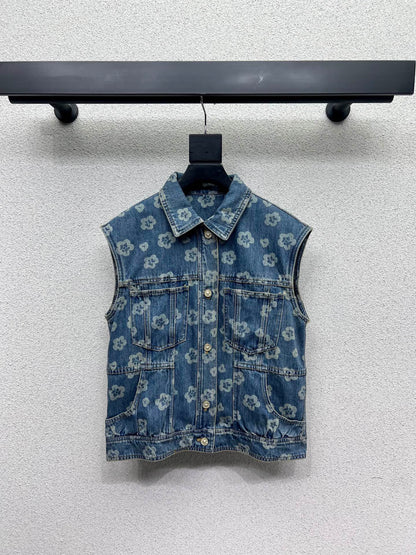 Chan 25fw printed vest