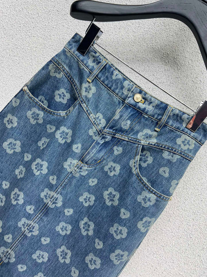 Chan 25fw printed skirts