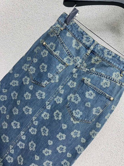 Chan 25fw printed skirts