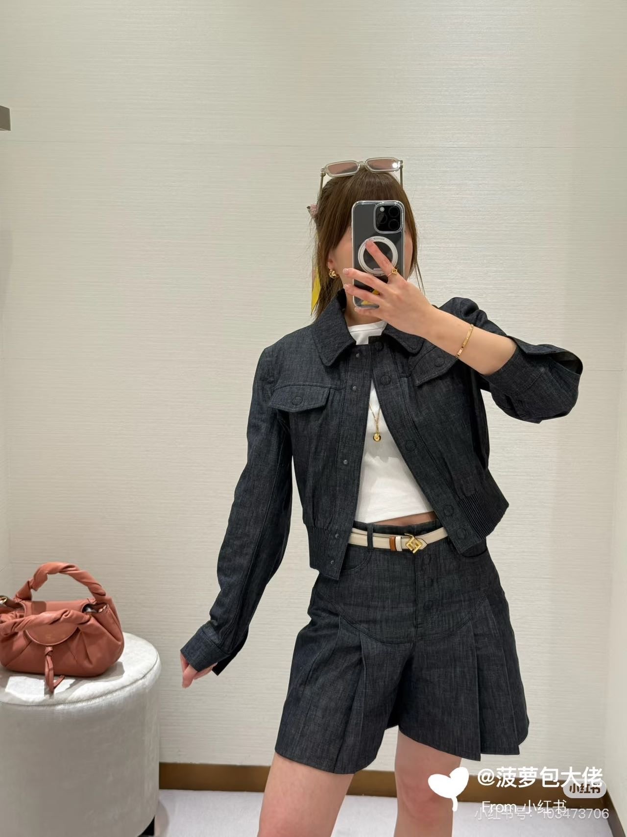 Fend 25fw denim jacket