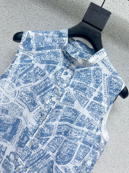 CD 25fw sleeveless dress