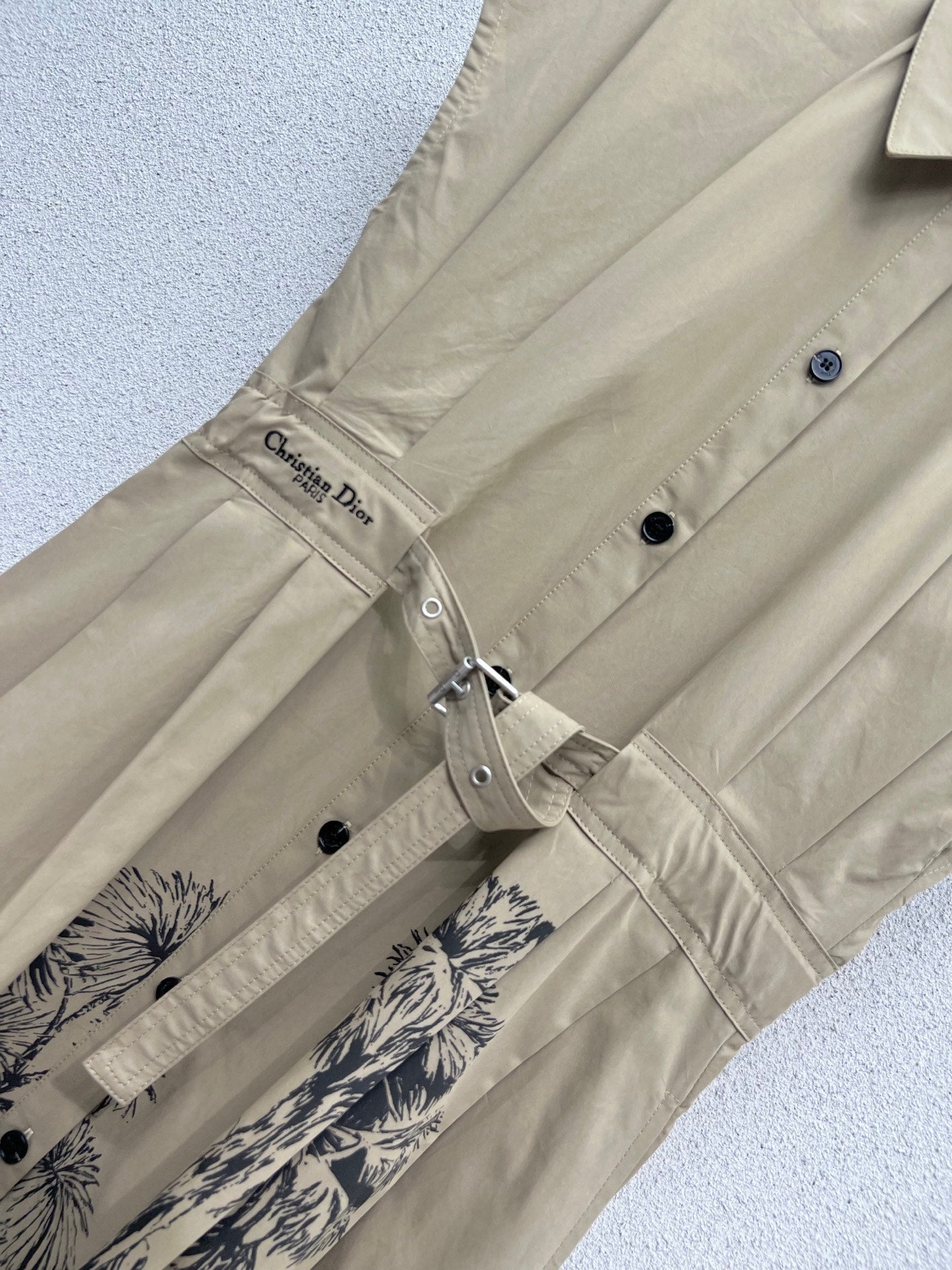 CD 25fw printed dress