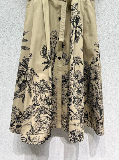 CD 25fw printed dress