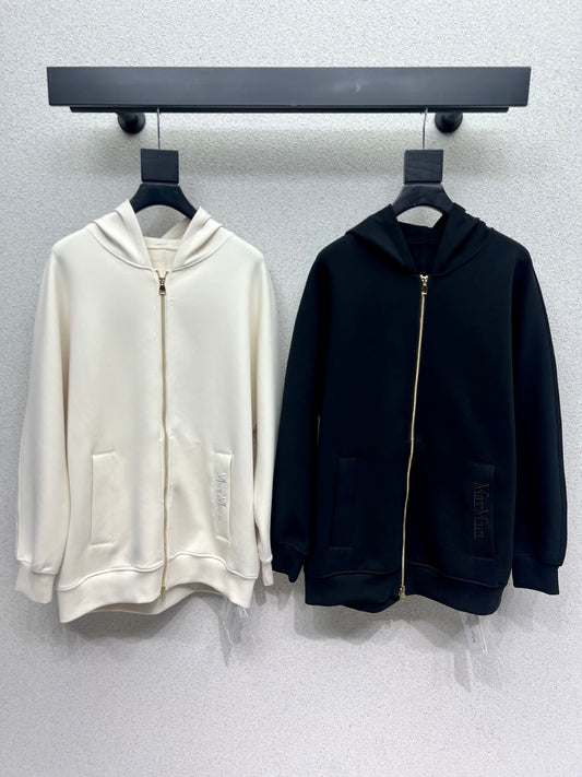 Mon 25fw embroider hoodie