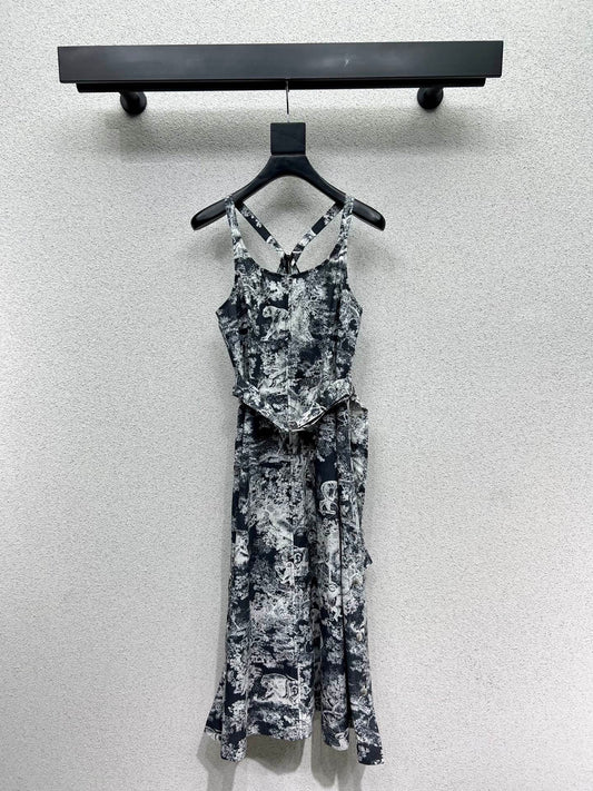 CD 25fw printed dress