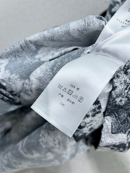 CD 25fw printed dress