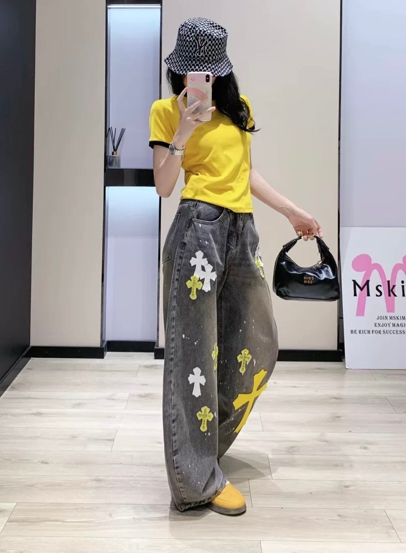 Crow 25fw Order diamond jeans