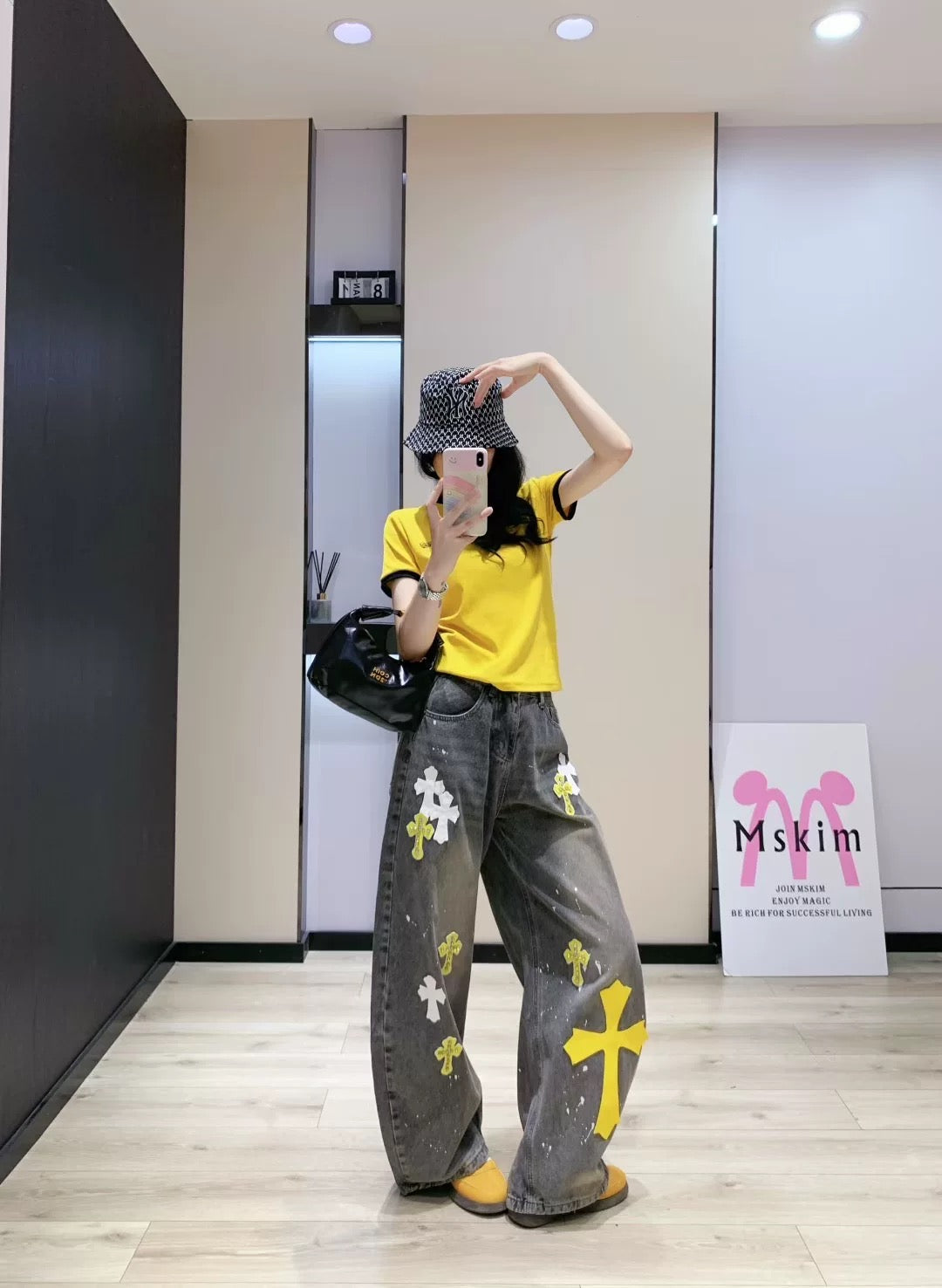 Crow 25fw Order diamond jeans