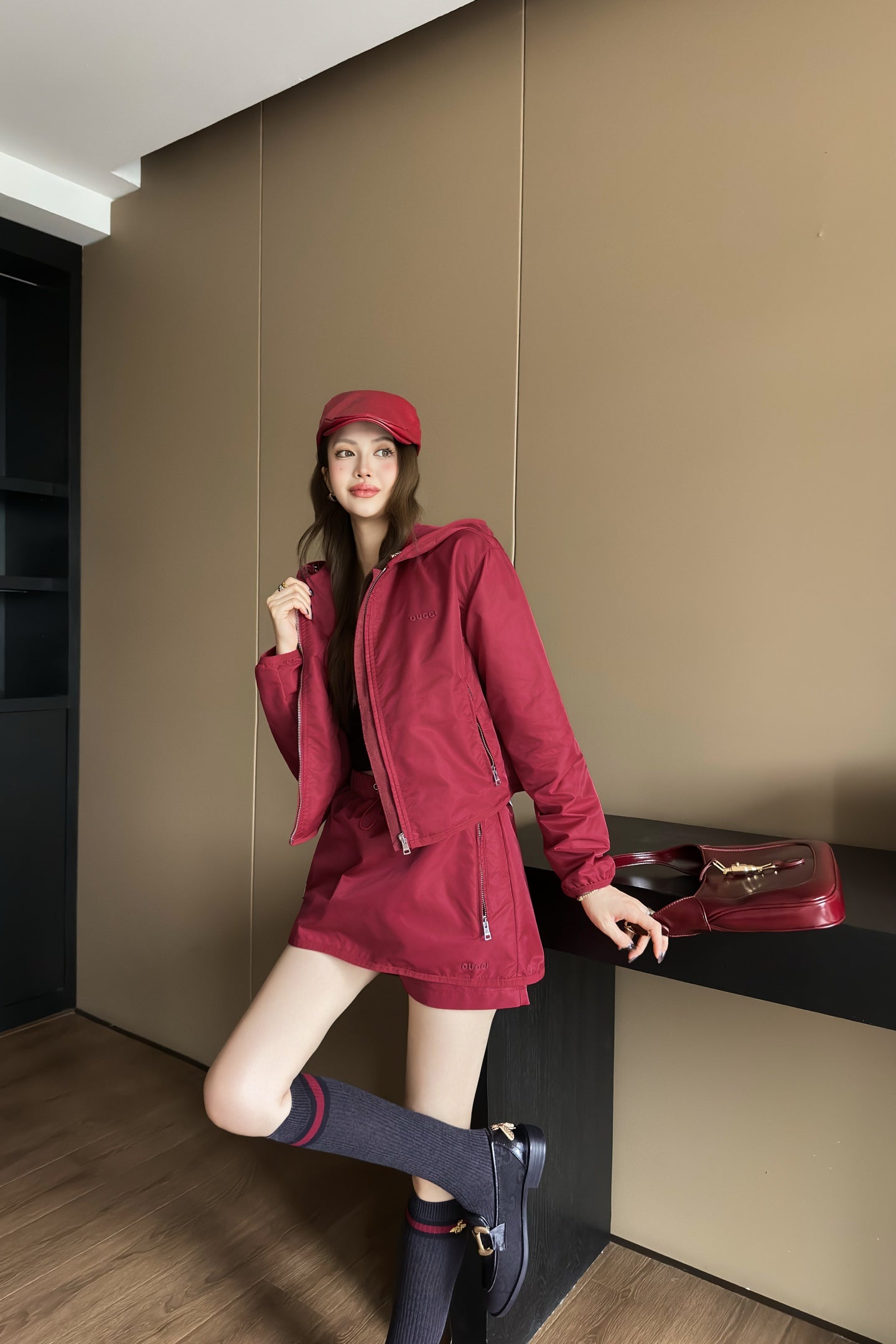 Guc 25fw hooded jacket